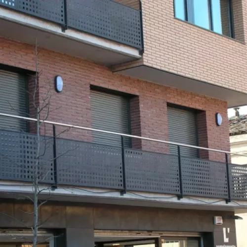 Obra terminada de baranda
