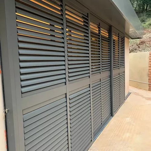 Obra terminada de aluminio