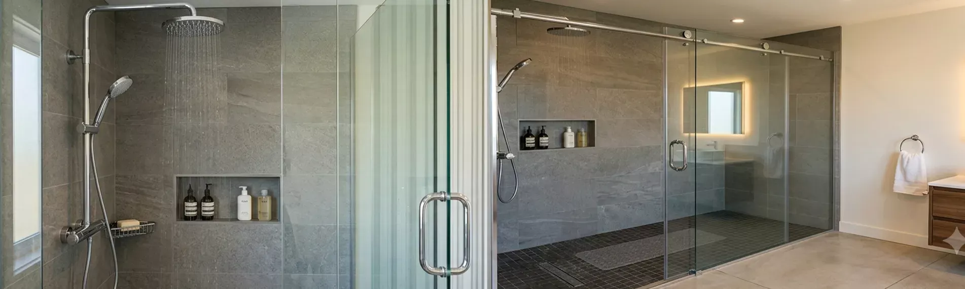 mamparas de baño Aluminis Garsan