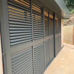 Obra terminada de aluminio